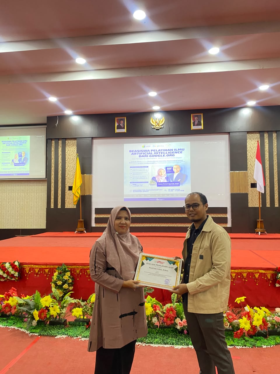 Fakultas Ekonomi UM Sumatera Barat Gelar Pelatihan AI Bersama Google.org: “Dari Pengguna Jadi Creator: Skill AI untuk Masa Depan”
